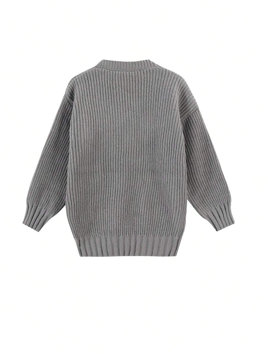 Women’s V-Neck Button Knit Cardigan