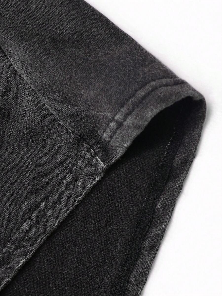 Men’s Letter Print Short Sleeve T-Shirt