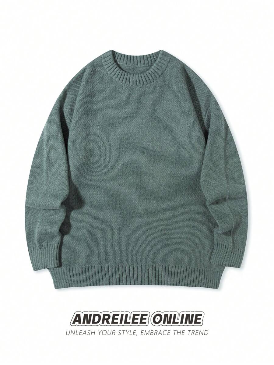 Men’s Streetwear Loose Knit Sweater