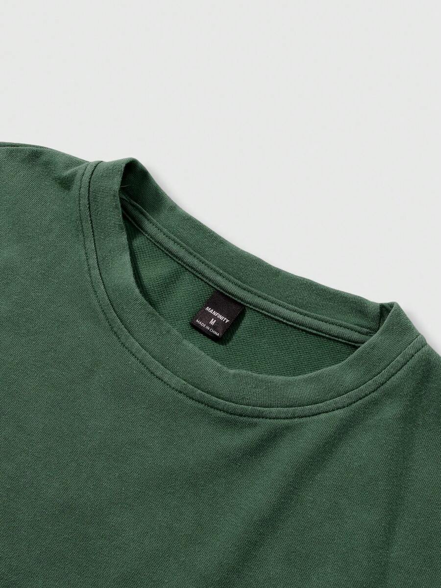 Men’s Letter Print Short Sleeve T-Shirt