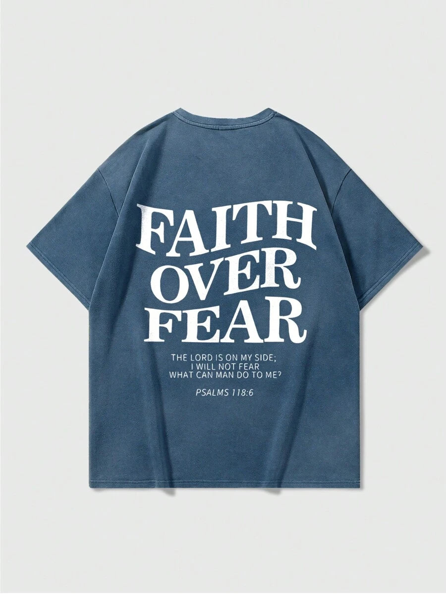 Men’s Letter Print Short Sleeve T-Shirt