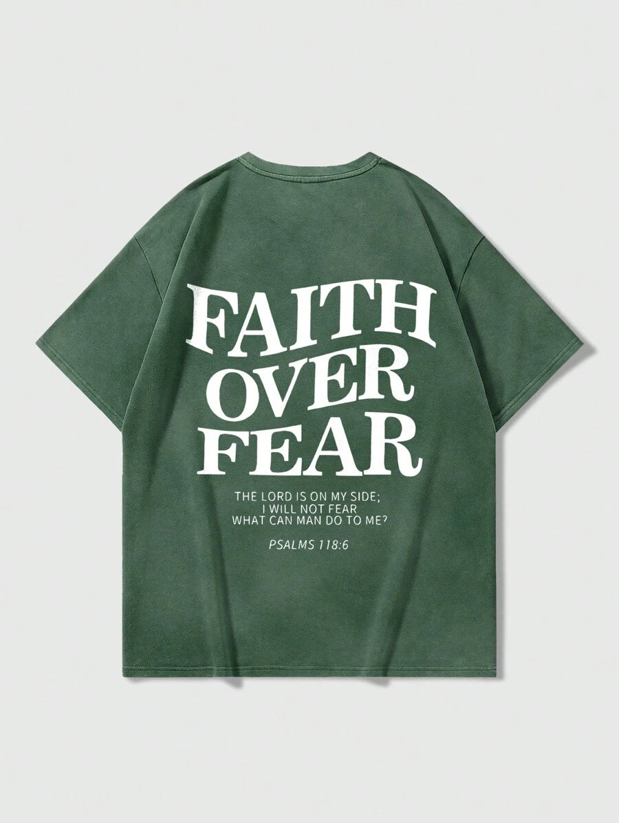 Men’s Letter Print Short Sleeve T-Shirt