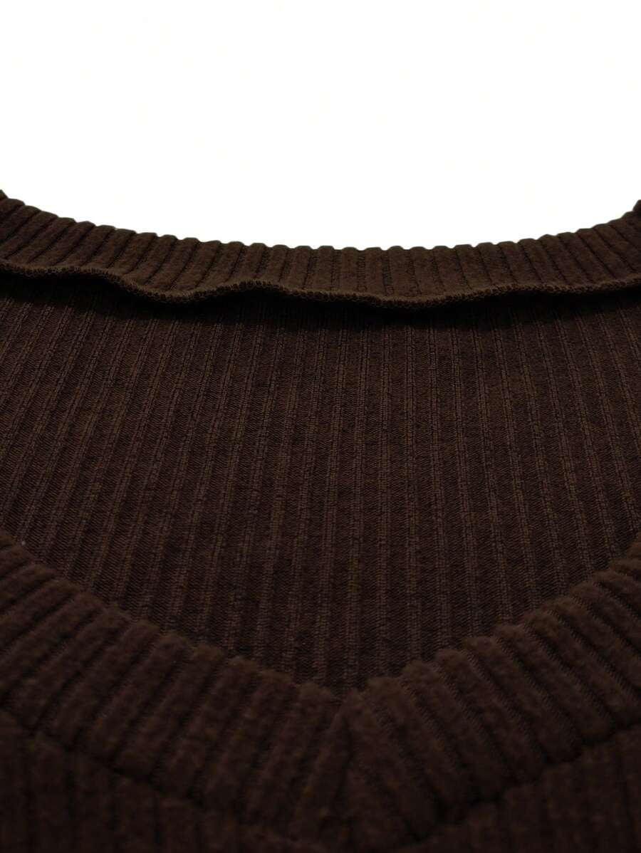 Basic V-Neck Long Sleeve Tee