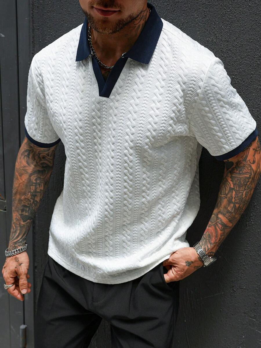 Men’s Knitted Polo Shirt