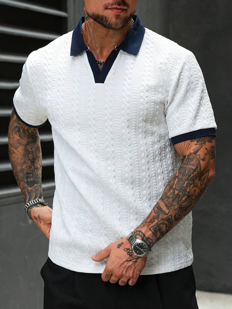 Men’s Knitted Polo Shirt