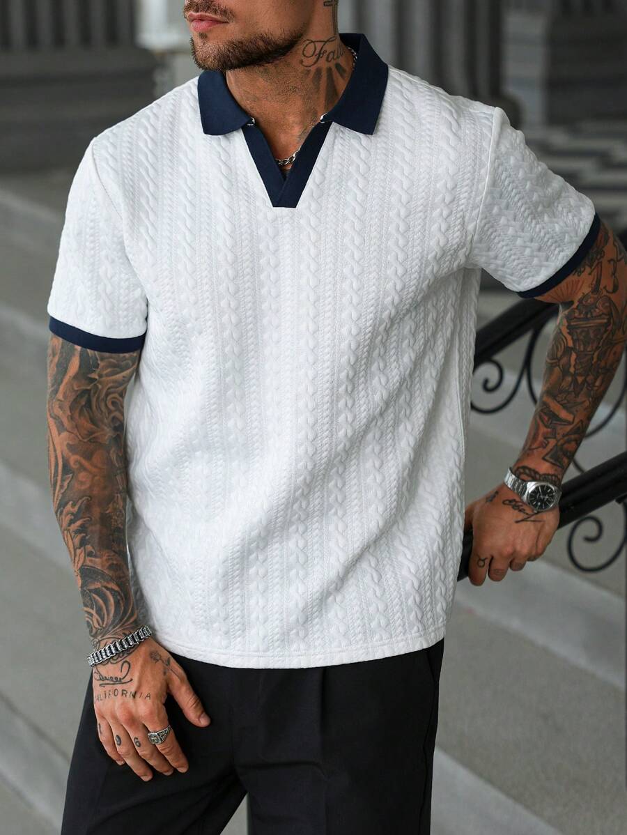 Men’s Knitted Polo Shirt