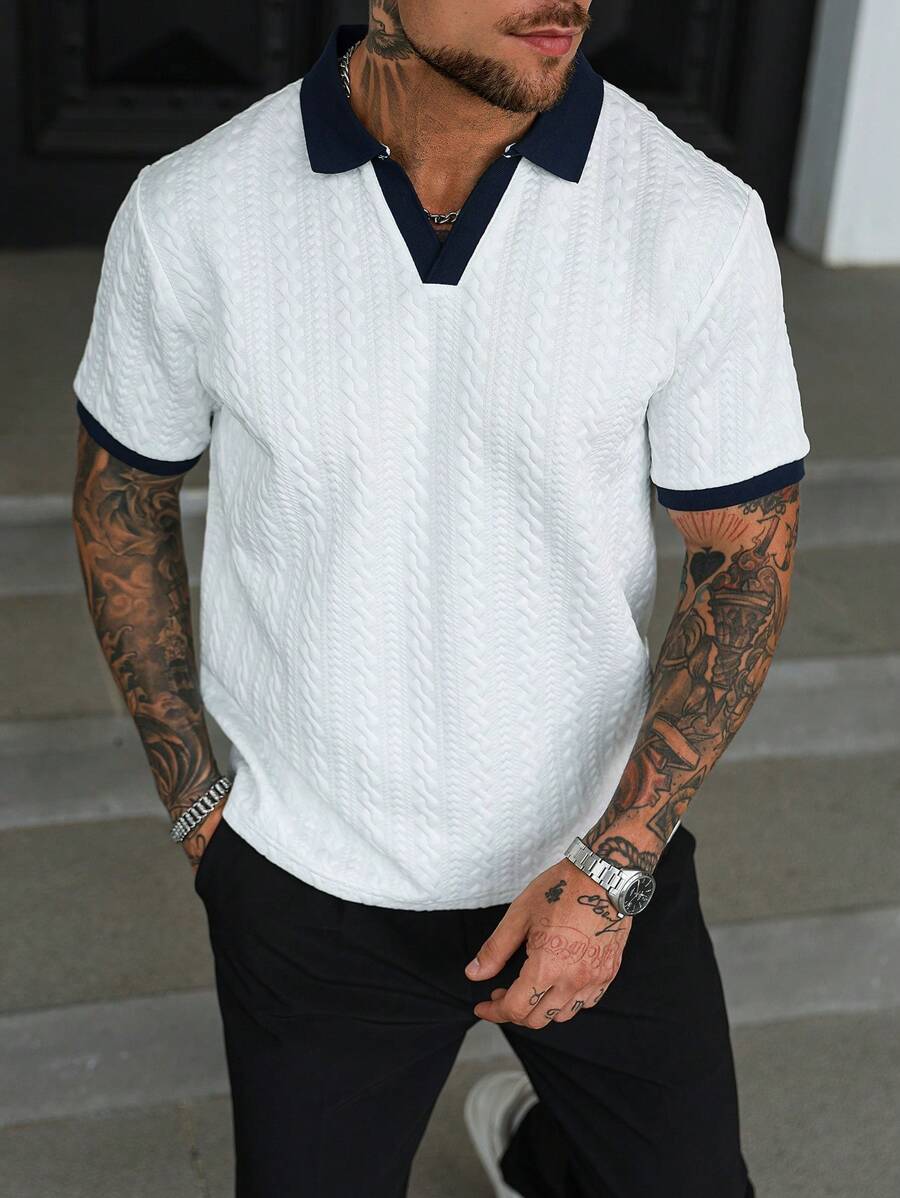 Men’s Knitted Polo Shirt