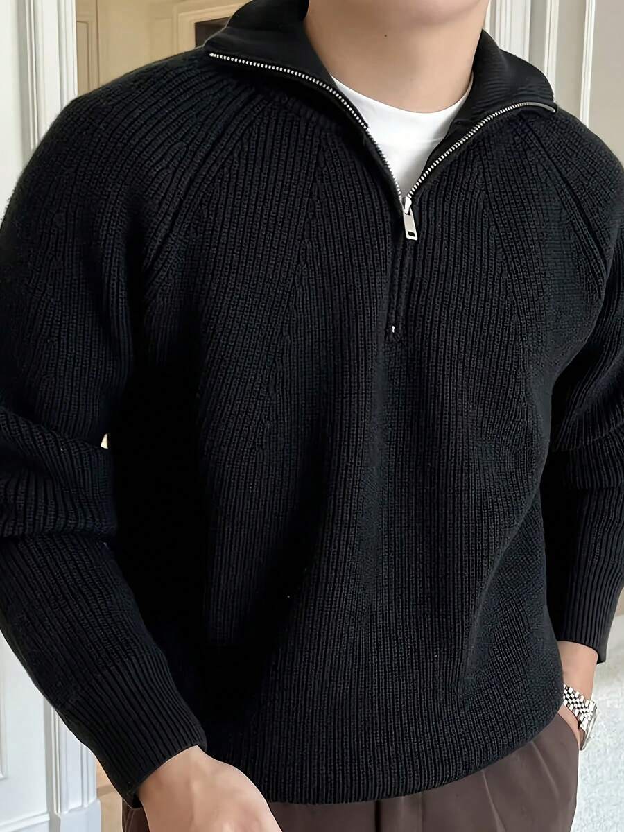 Men’s Half-Zip Pullover Sweater