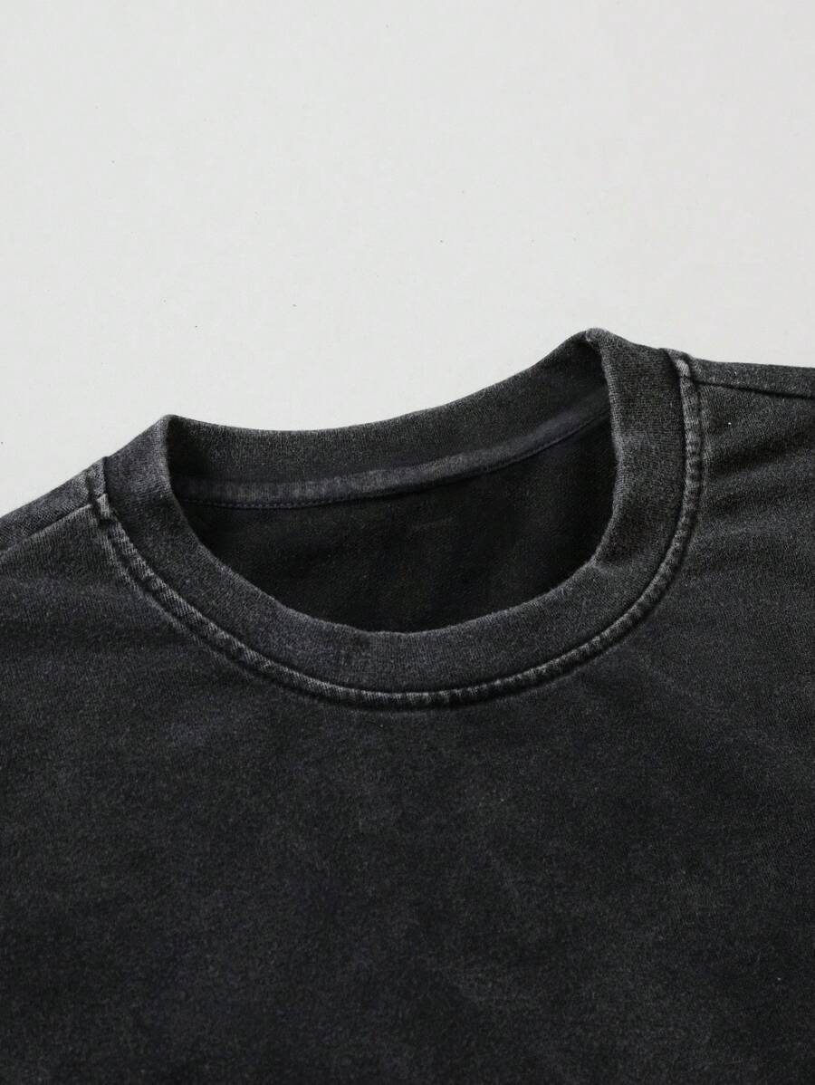 Men’s Letter Print Short Sleeve T-Shirt