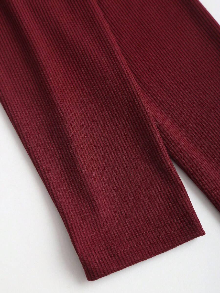 **Women’s Lace-Trim Mock Neck Long Sleeve Top**