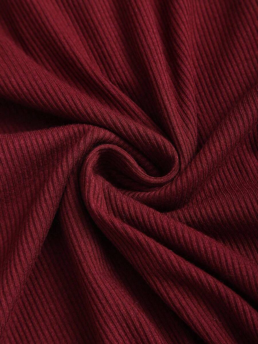 **Women’s Lace-Trim Mock Neck Long Sleeve Top**