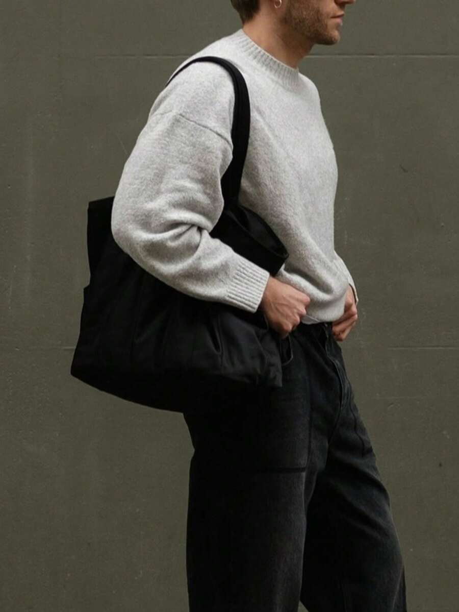 Men’s Embroidered Knit Sweater