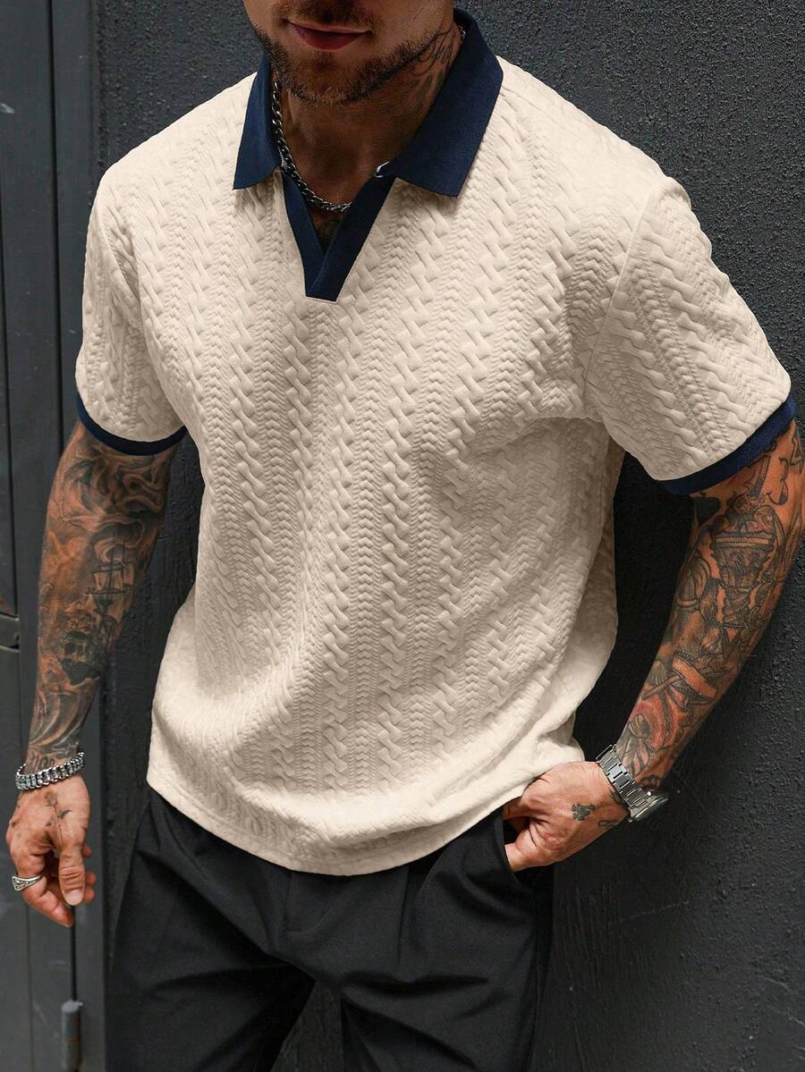 Men’s Knitted Polo Shirt