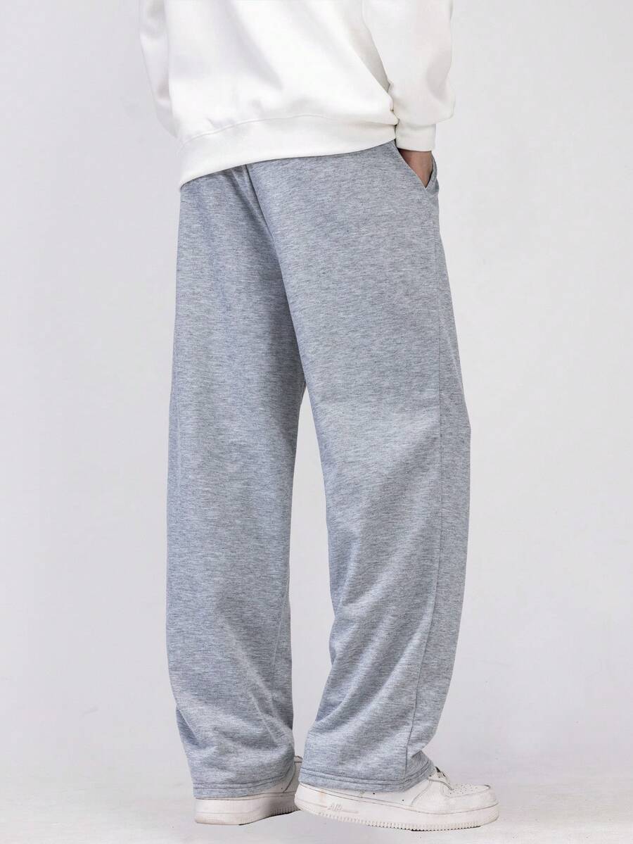 Men’s Casual Wide-Leg Drawstring Pants