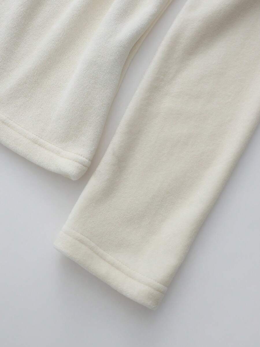 Franclia Cozy Apricot High-Neck Thermal Tee