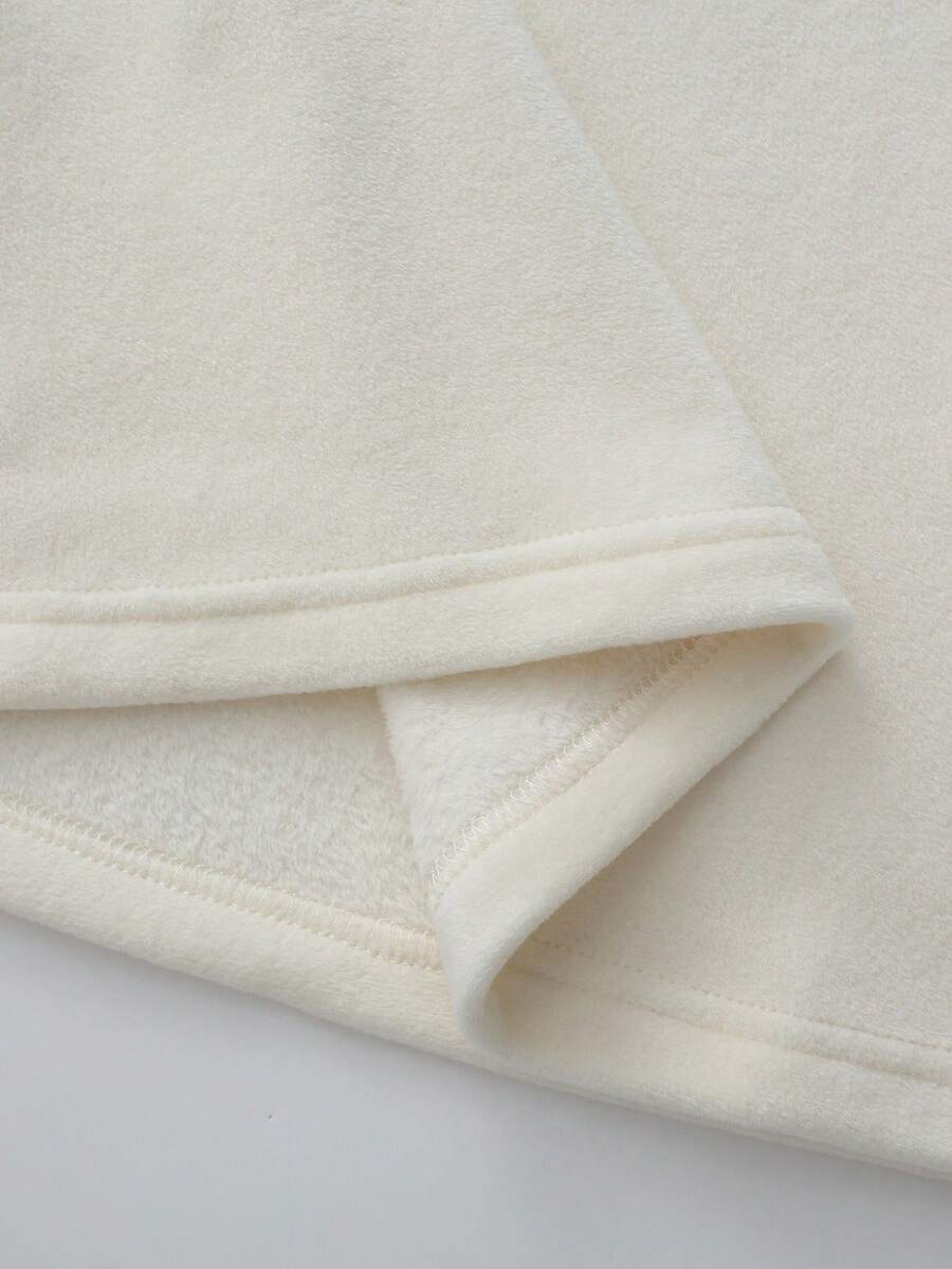 Franclia Cozy Apricot High-Neck Thermal Tee