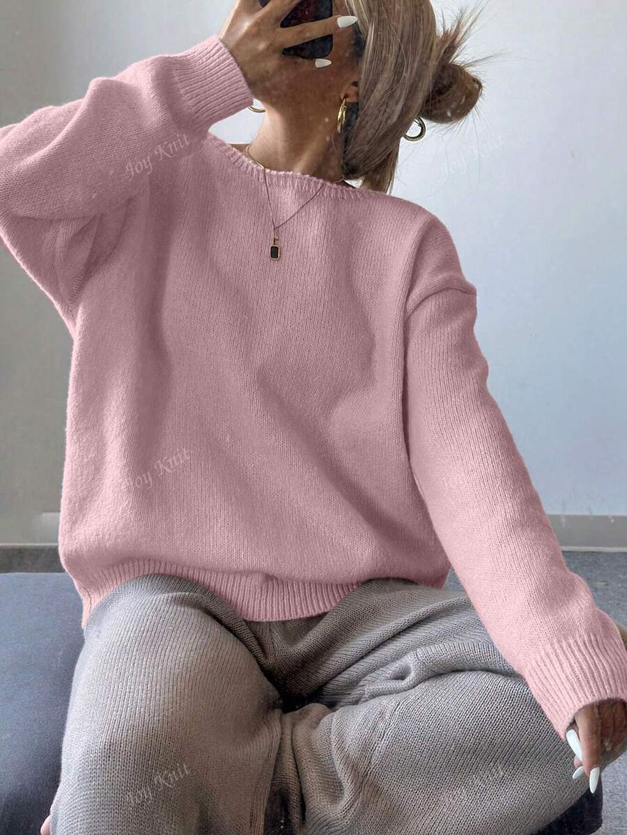 Women's Reversible Knit Sweater – Hollow Bow Back Design (Autumn/Winter)