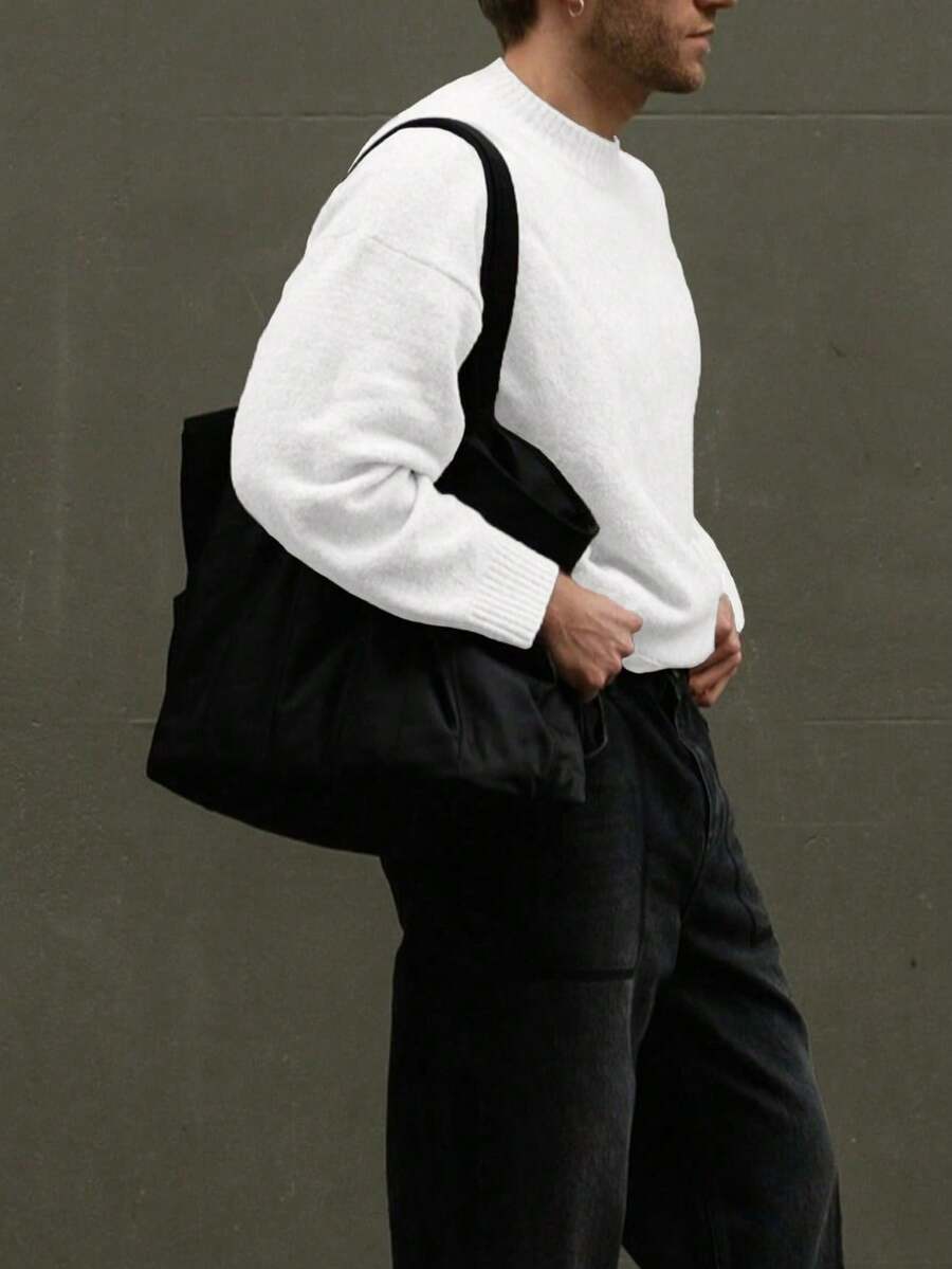 Men’s Embroidered Knit Sweater