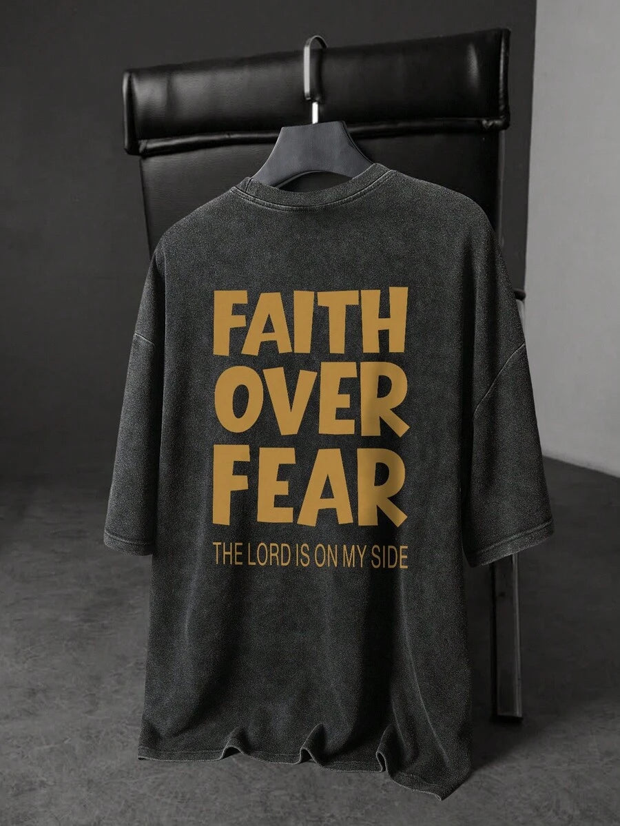 Men’s Letter Print Short Sleeve T-Shirt