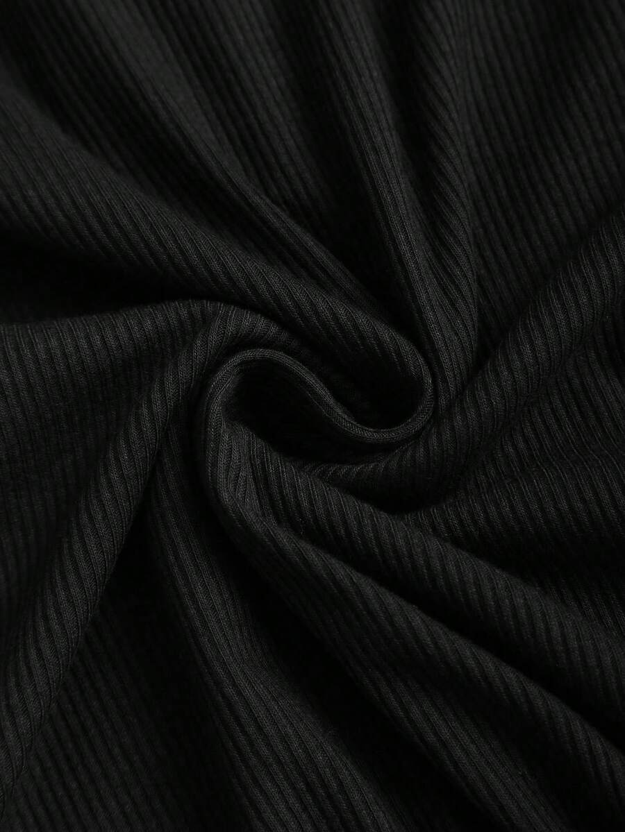 **Women’s Lace-Trim Mock Neck Long Sleeve Top**