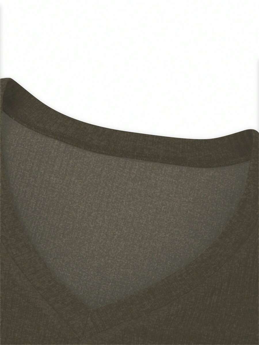 Basic V-Neck Long Sleeve Tee