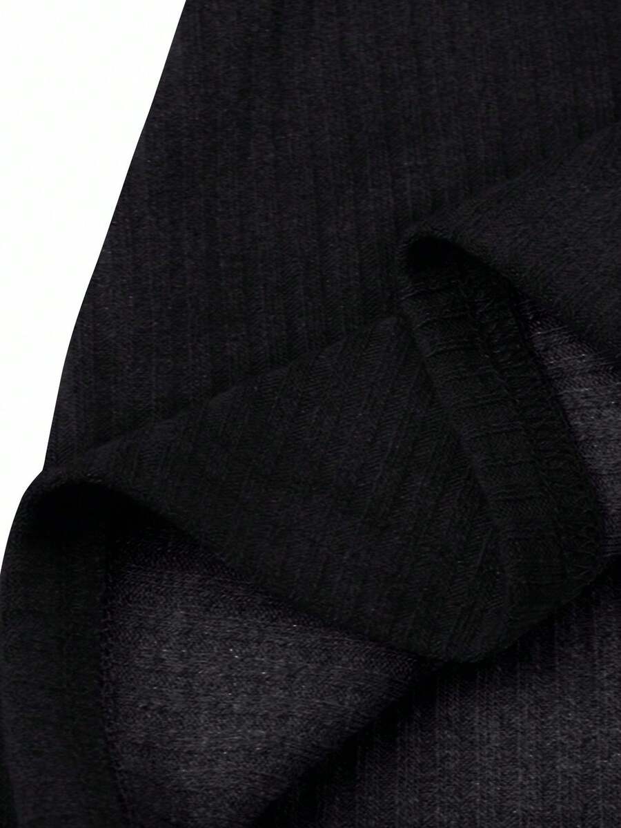 Basic V-Neck Long Sleeve Tee