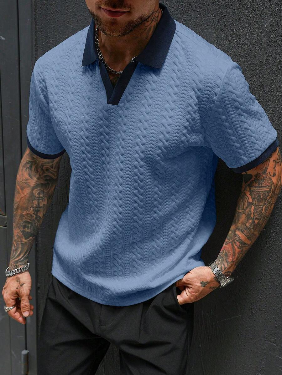 Men’s Knitted Polo Shirt