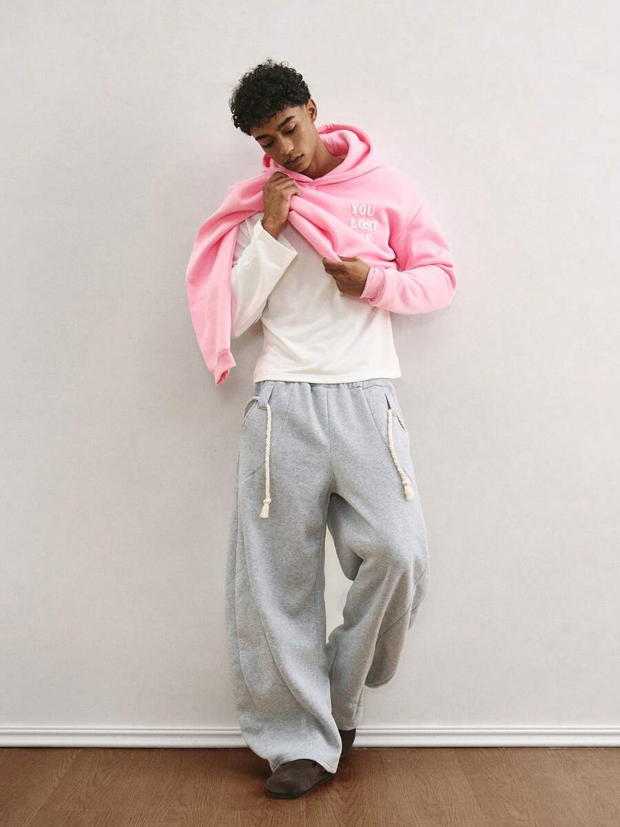 Men’s Loose Grey Sweatpants