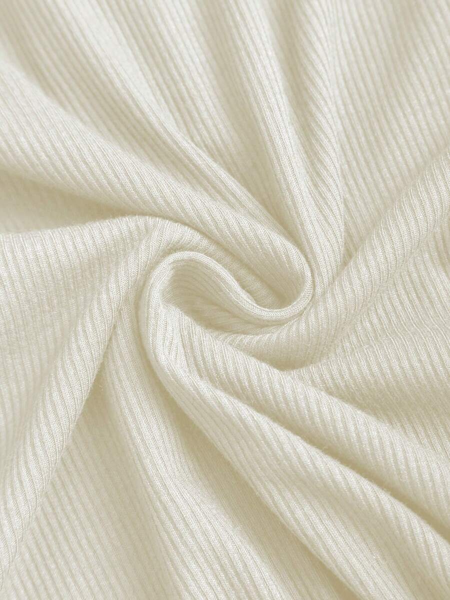 **Women’s Lace-Trim Mock Neck Long Sleeve Top**