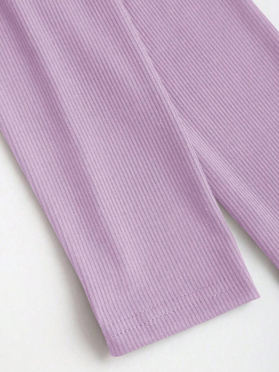 **Women’s Lace-Trim Mock Neck Long Sleeve Top**