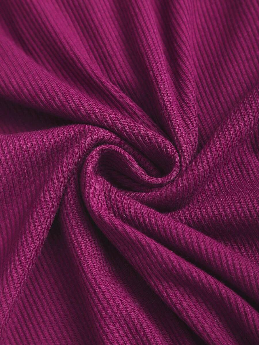 **Women’s Lace-Trim Mock Neck Long Sleeve Top**