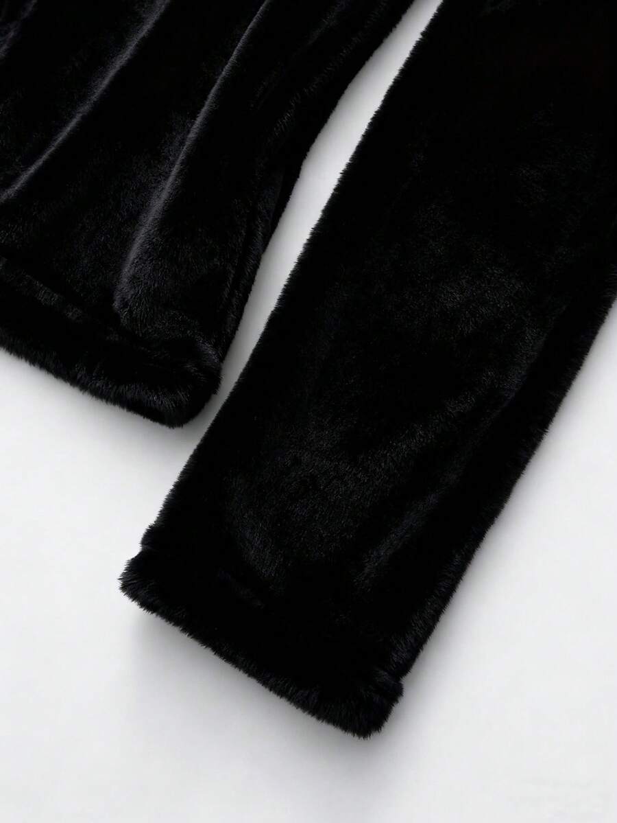 Franclia Cozy Apricot High-Neck Thermal Tee