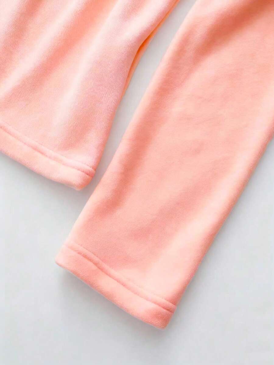 Franclia Cozy Apricot High-Neck Thermal Tee