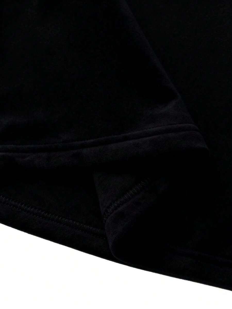 Franclia Cozy Apricot High-Neck Thermal Tee